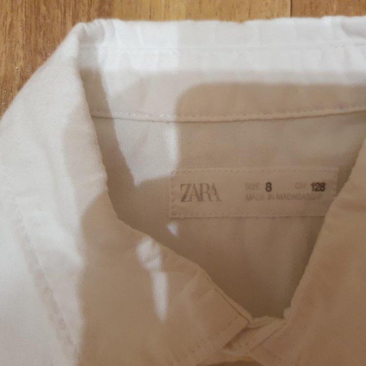 Рубашка zara р.128см