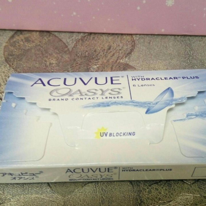 Линзы Acuvue Oasys, +1