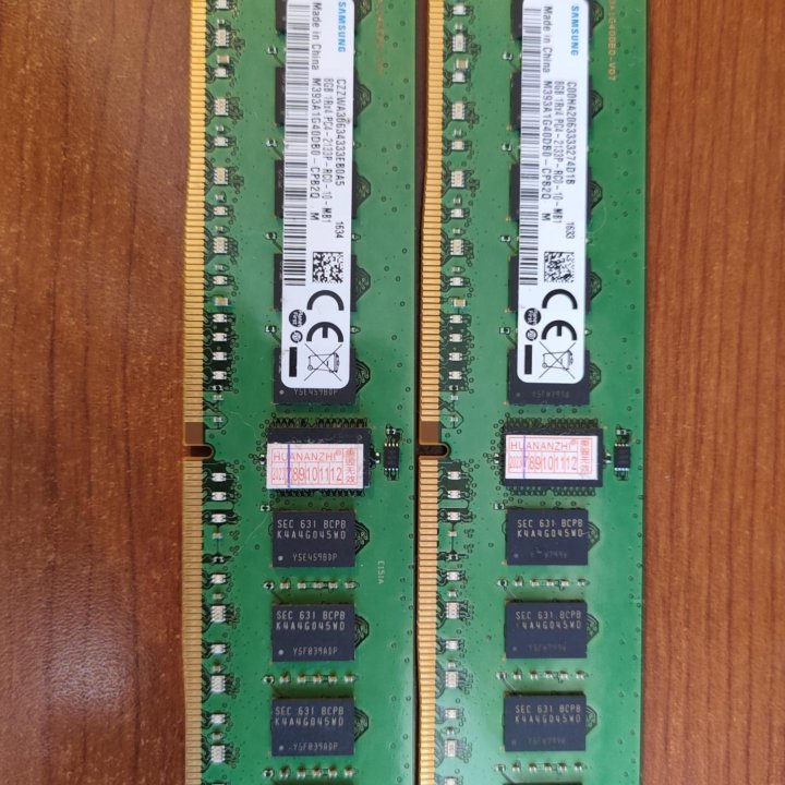 Samsung Оперативная память ddr4 16gb 2133 2x8