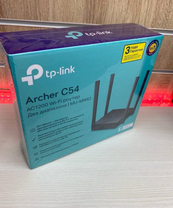 Сетевое оборудование Wi-Fi Роутер TP-Link Archer C54