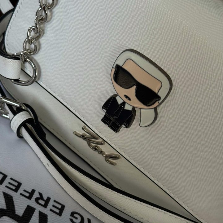 Сумка KARL LAGERFELD белая