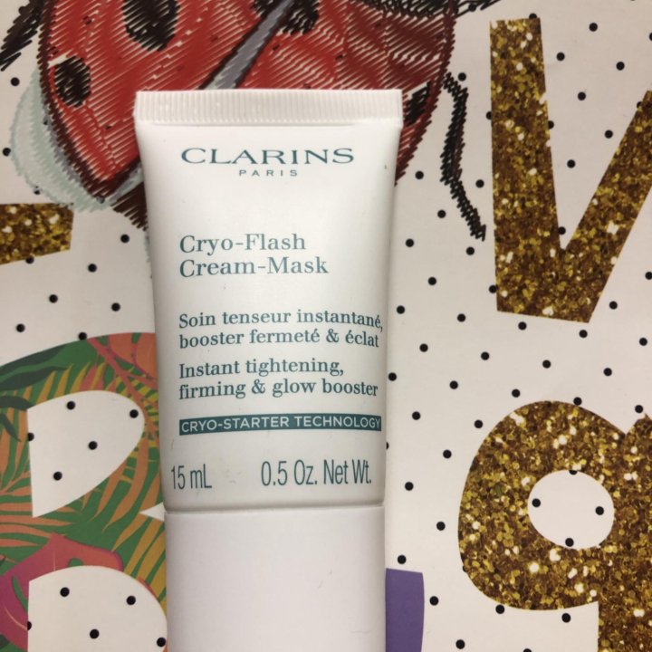 Clarins криомаска для лица с эффектом лифтинга