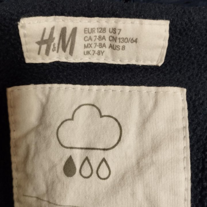 Куртка зимняя H&M 128