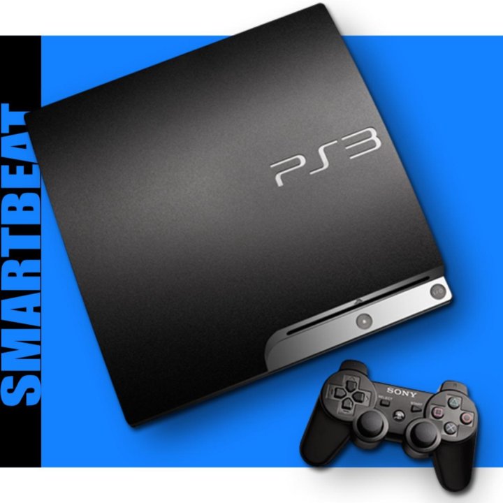 Sony Playstation 3 Slim, Гарантия + 80 топовых игр