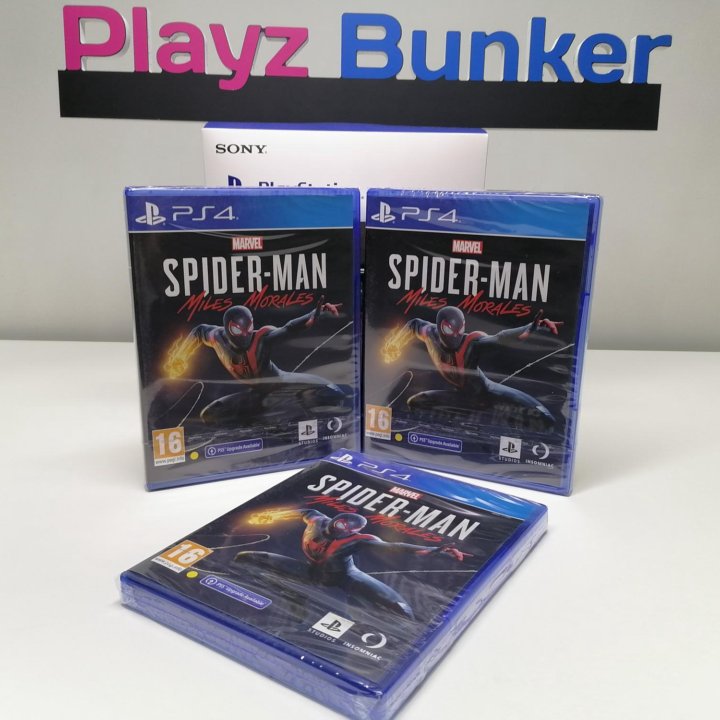 Spider man miles morales Новый PS4 /PS5