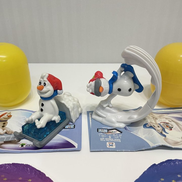 Kinder Surprise MAXI Снеговики спортсмены