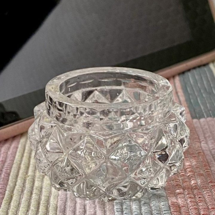 Солонка хрустальная