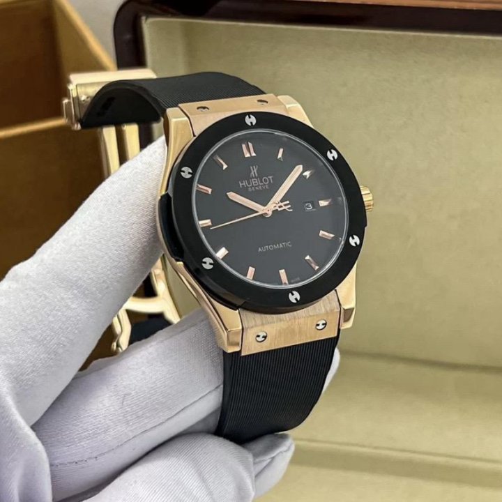 Мужские часы HUBLOT механика с автоподзаводом