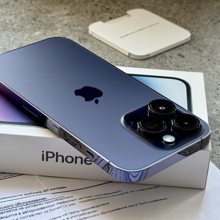 Идеальный iPhone 14 Pro 128Gb. Чек