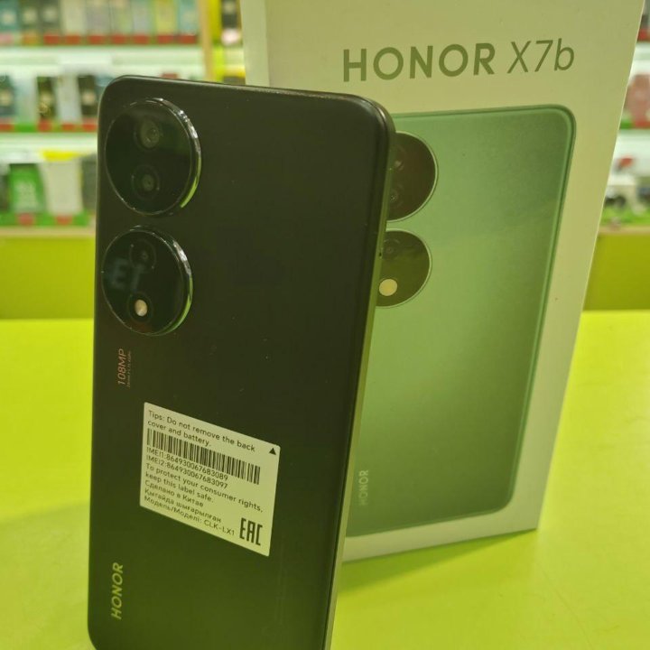 Honor X7b 8/128Gb 108MПикс 6000mAh NFC 6.7