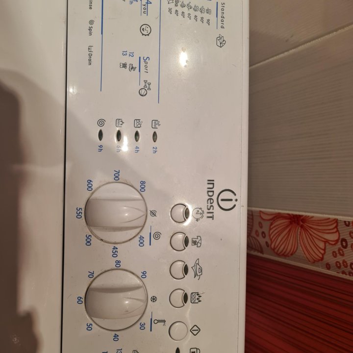 Вертикальная стиралка Indesit witl 86