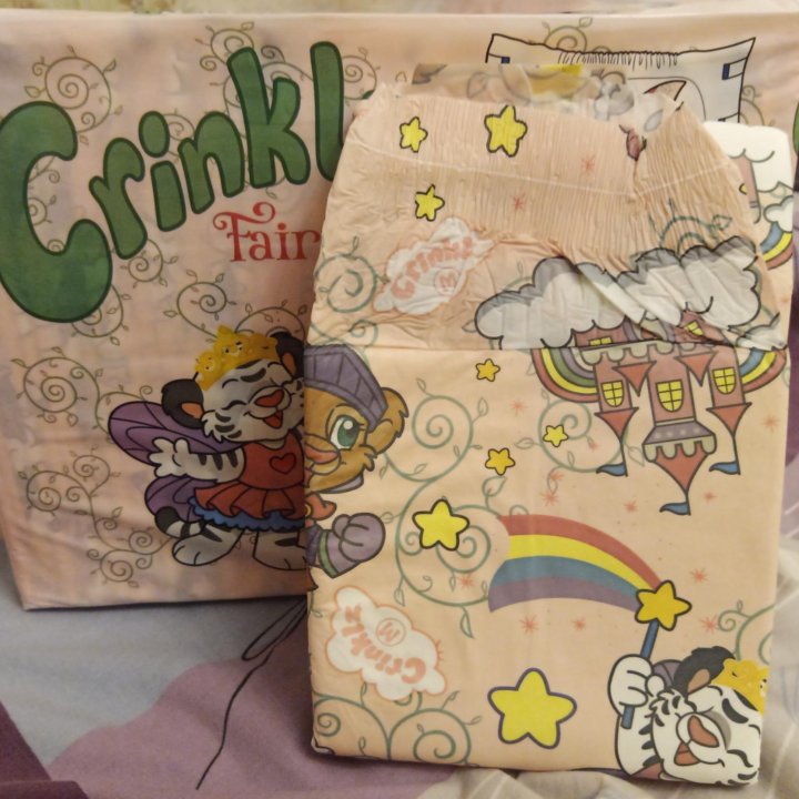 Crinklz Fairy Tale Размер L abdl подгузники