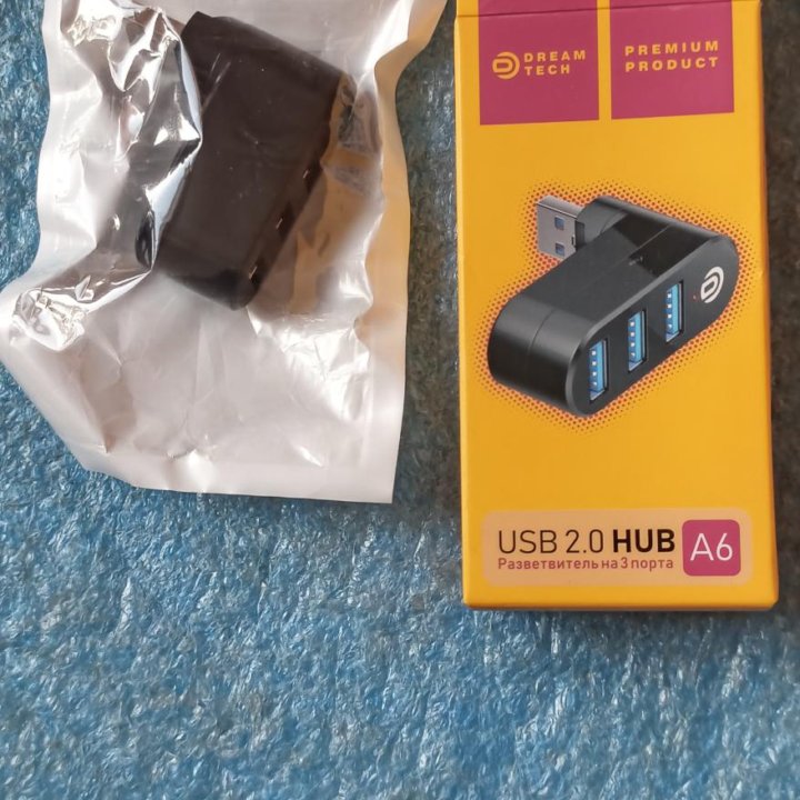 USB разветвитель на 3 порта