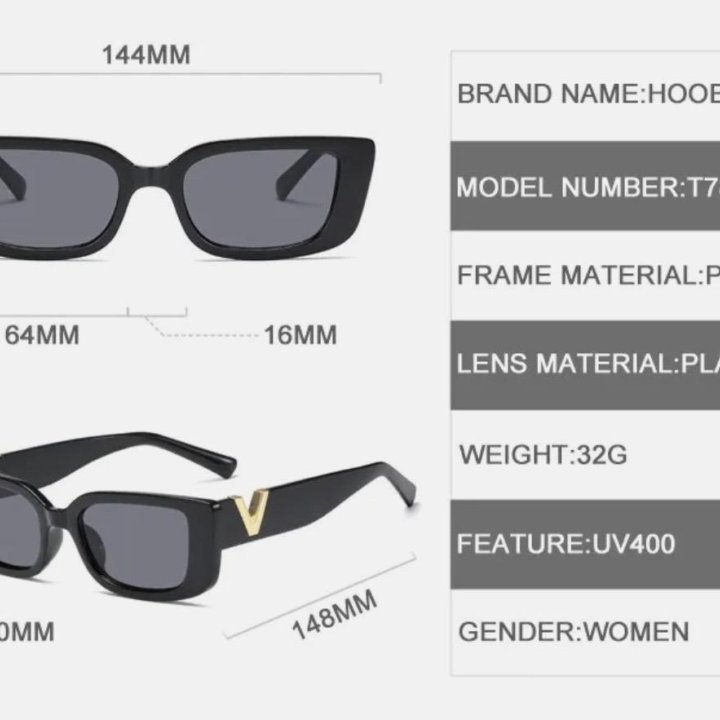 Женские Солнцезащитные очки в ретро-стиле