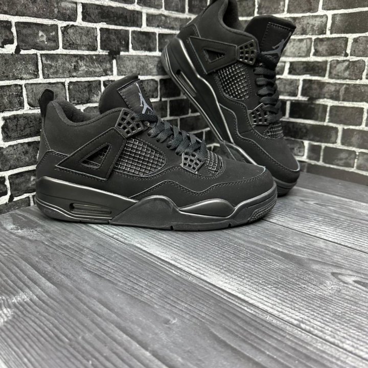 Кроссовки мужские NIKE Air Jordan 4 blask