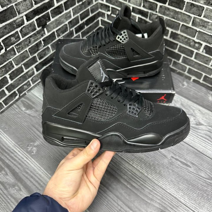 Кроссовки мужские NIKE Air Jordan 4 blask