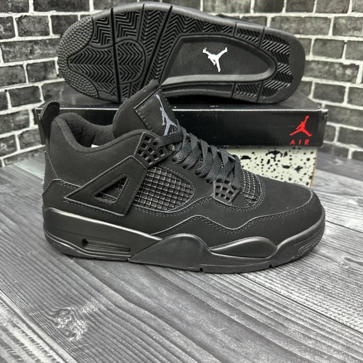 Кроссовки мужские NIKE Air Jordan 4 blask