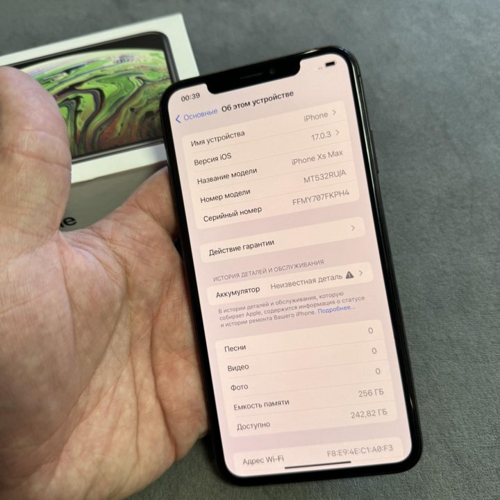 Продам iPhone XS MAX 256Gb Black