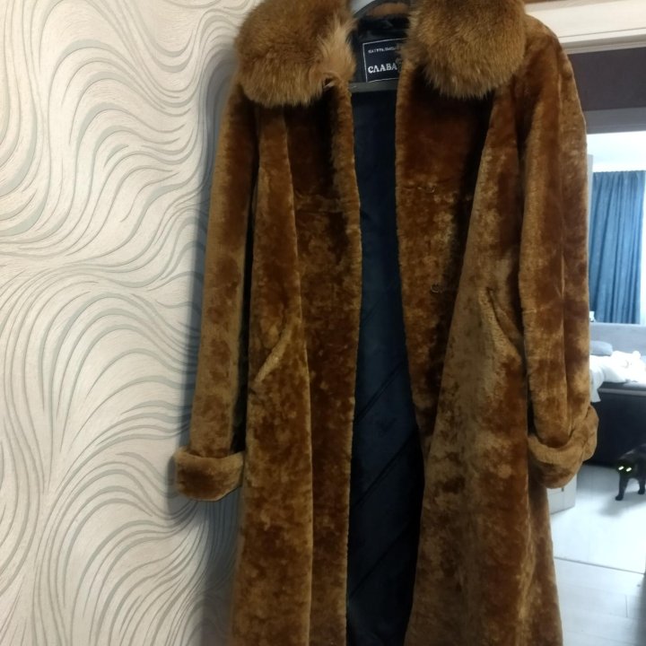 Шуба из мутона