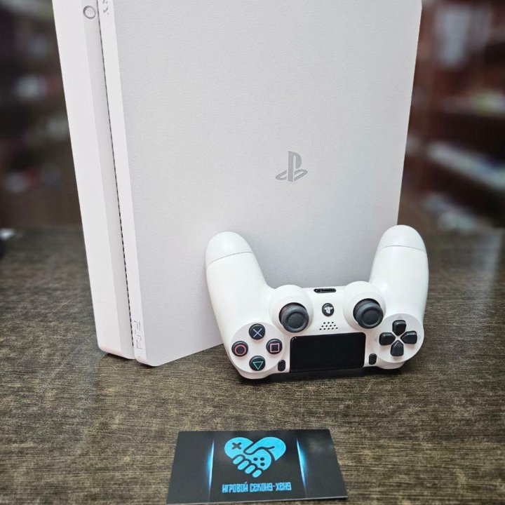 Sony PlayStation 4 Slim 1000gb Белая PS4 PS