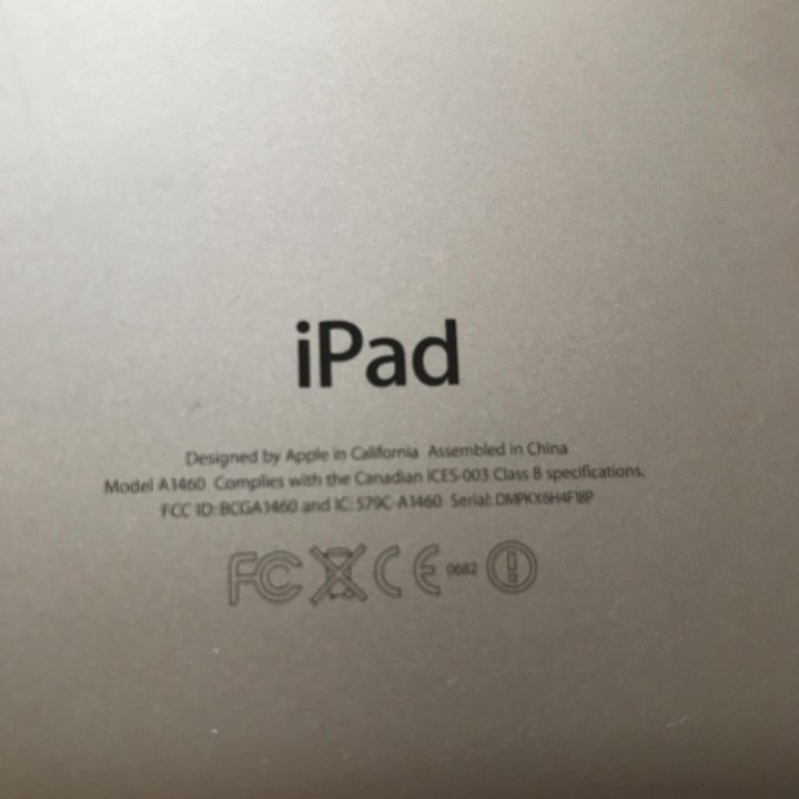 Планшет iPad A 1460