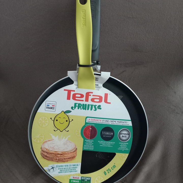 Сковорода блинная Tefal Fruits 25см +лопатка