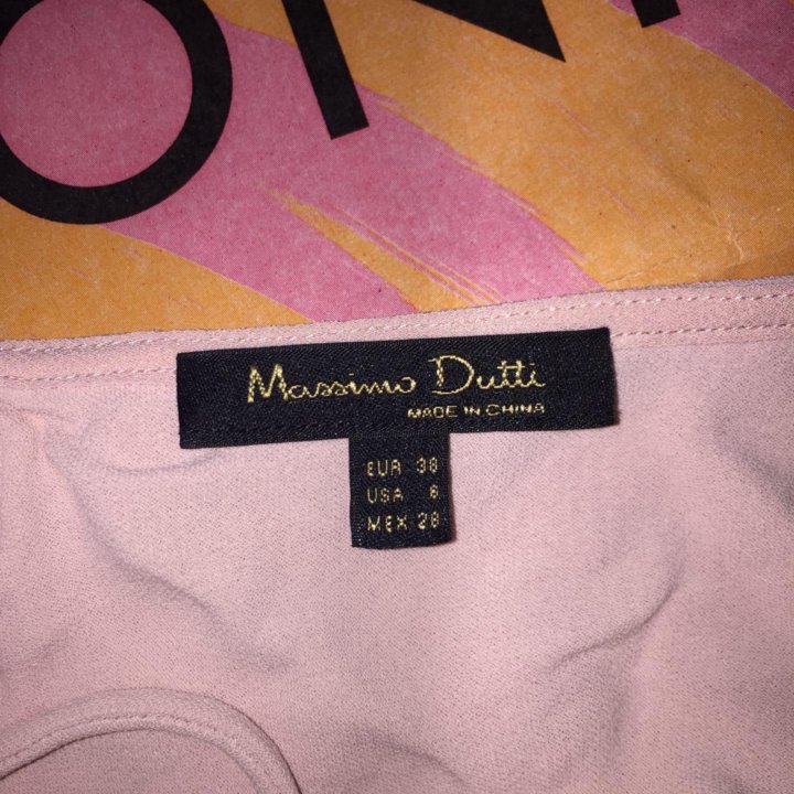 Блузка Massimo Dutti нежно-пудрового цвета 44р