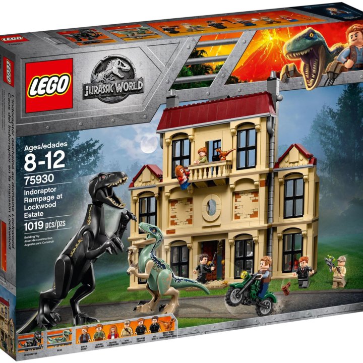 Оригинал Lego Jurassic World 75930 Поместье Локвуд