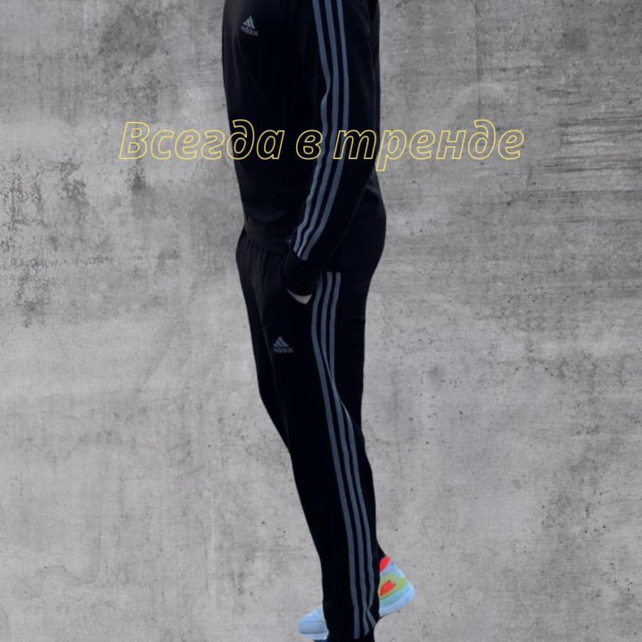 Комплект свитшот adidas black