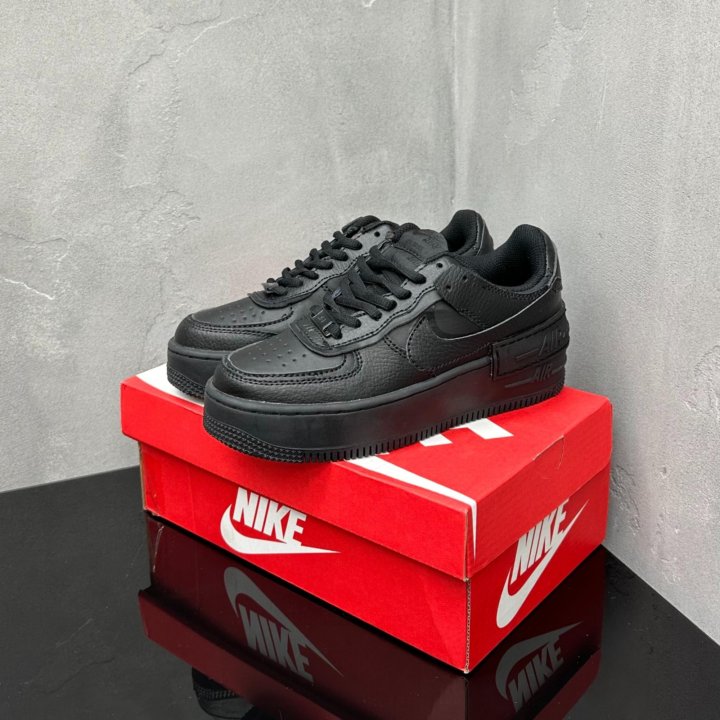 Кроссовки Nike Air Force 1 Shadow Triple Black