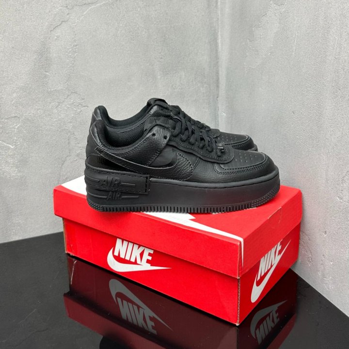 Кроссовки Nike Air Force 1 Shadow Triple Black