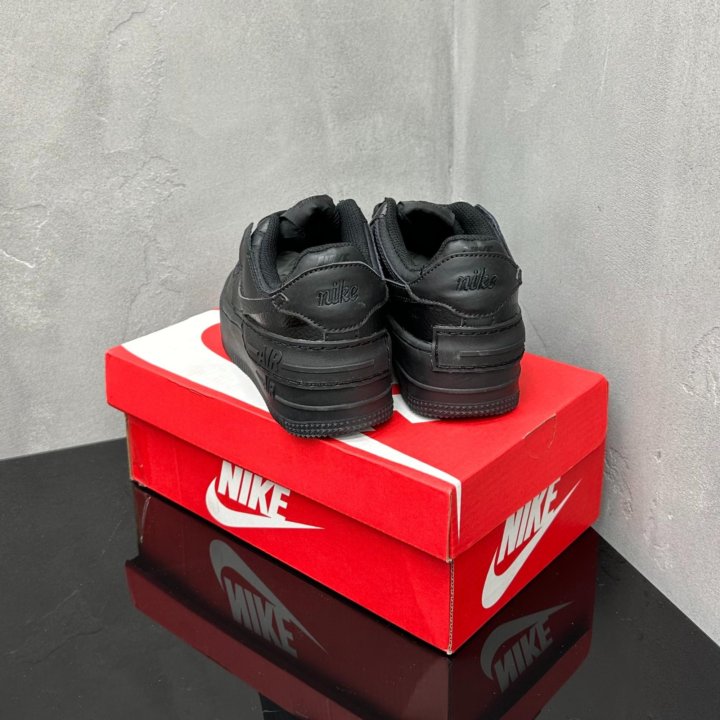 Кроссовки Nike Air Force 1 Shadow Triple Black