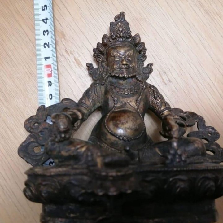 Старинная статуэтка Будды бронза.