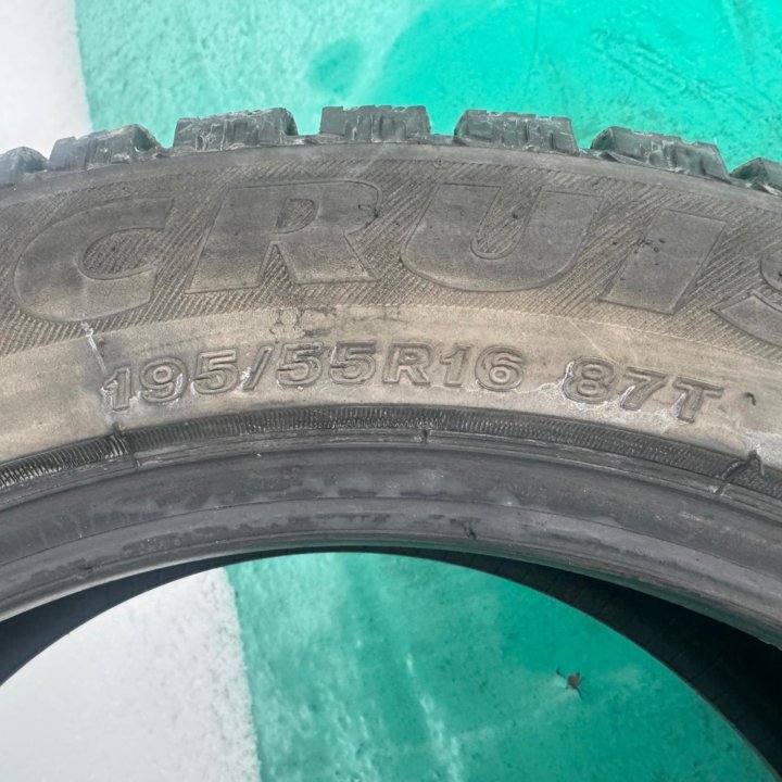 2шт. 195/55 R16 BRDGESTONE ЗИМА