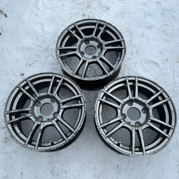 3 литых диска R15 4x114,3