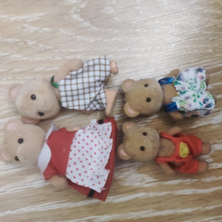 Sylvanian Families семья, candy bar,дом на дереве