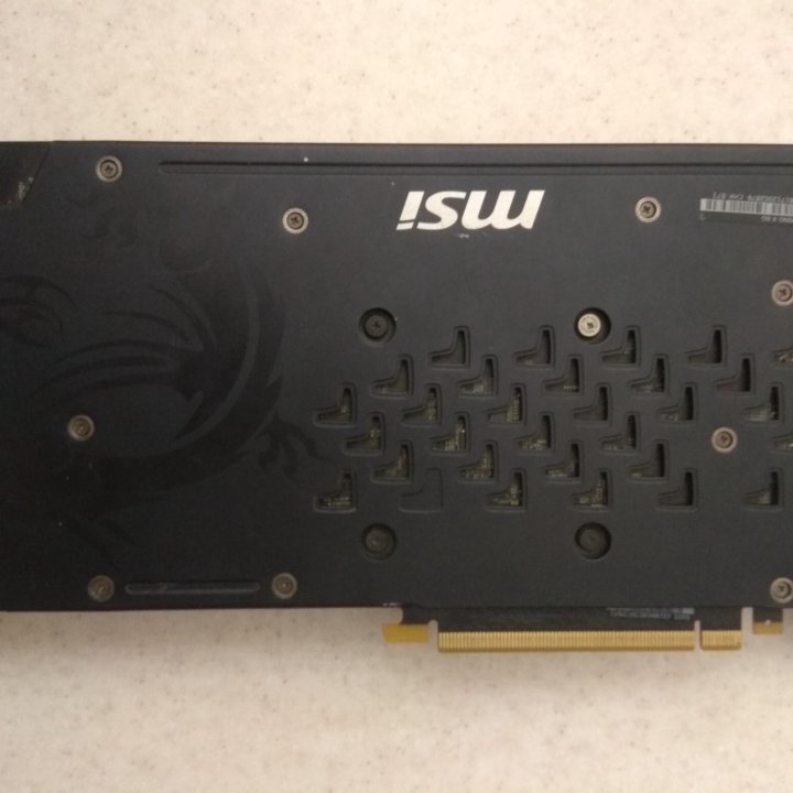 Видеокарта MSI GTX 1060 6Gb