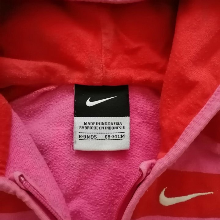 Детская кофта Nike оригинал 68-74 см