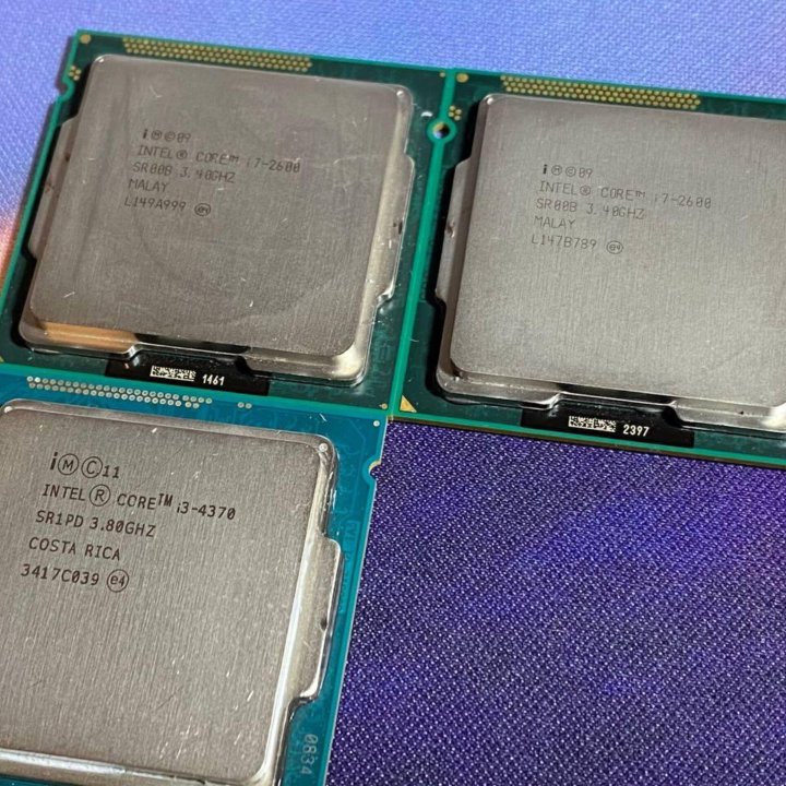 Процессоры Intel от i3 до i7