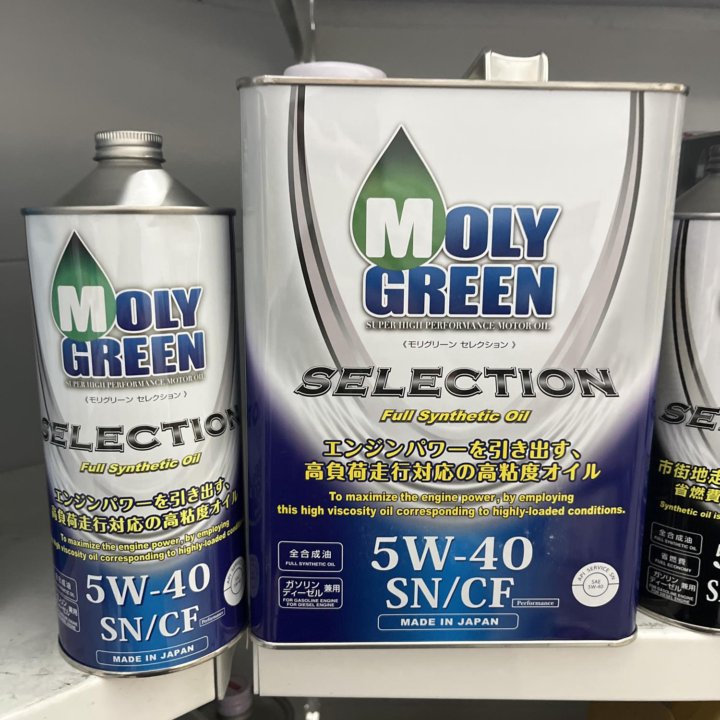 Moly Green Selection 5W40 4л +ЗАМЕНА и фильтр