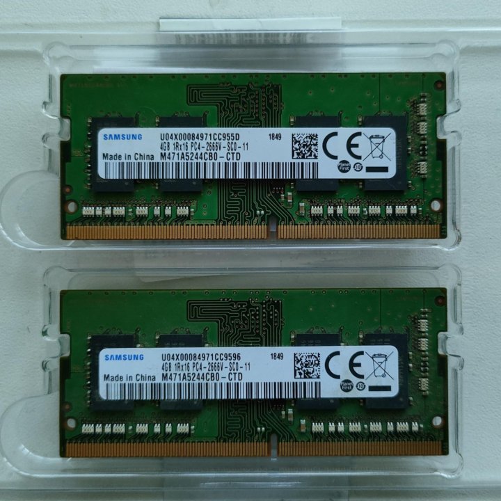 Оперативная память для ноутбуков DDR4