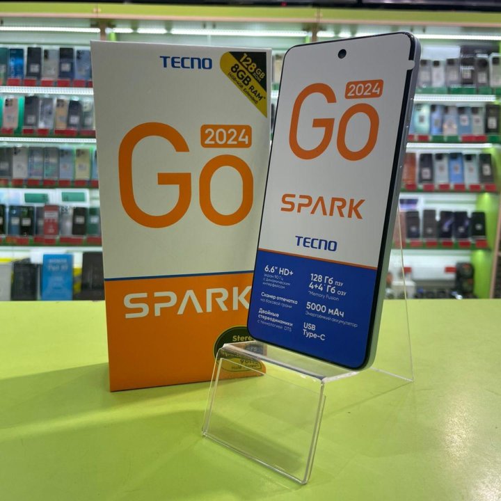 Tecno Spark Go 2024 4/128Gb 5000mAh NFC 6.56