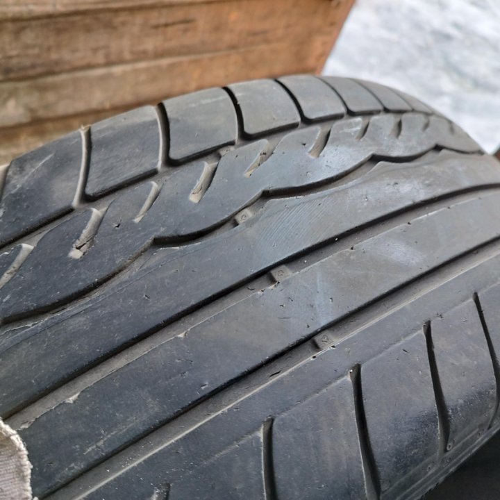 Dunlop (лето) 205/60 R16 на штампах 5*100