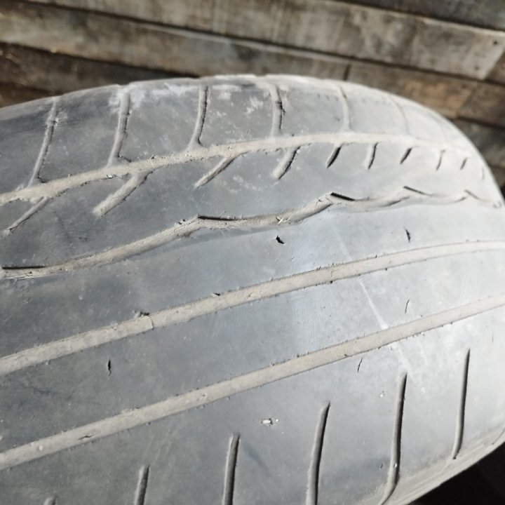 Dunlop (лето) 205/60 R16 на штампах 5*100