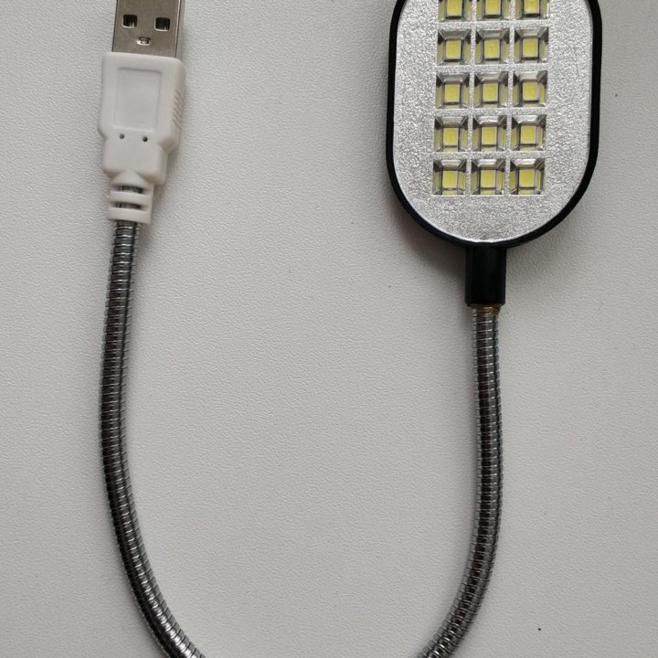 Новая Гибкая USB 15 LED Лампа