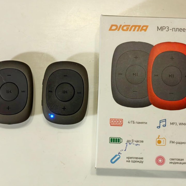 Плеера Digma (C2L/S3 4Gb) и Ritmix (RF4550 8Gb)