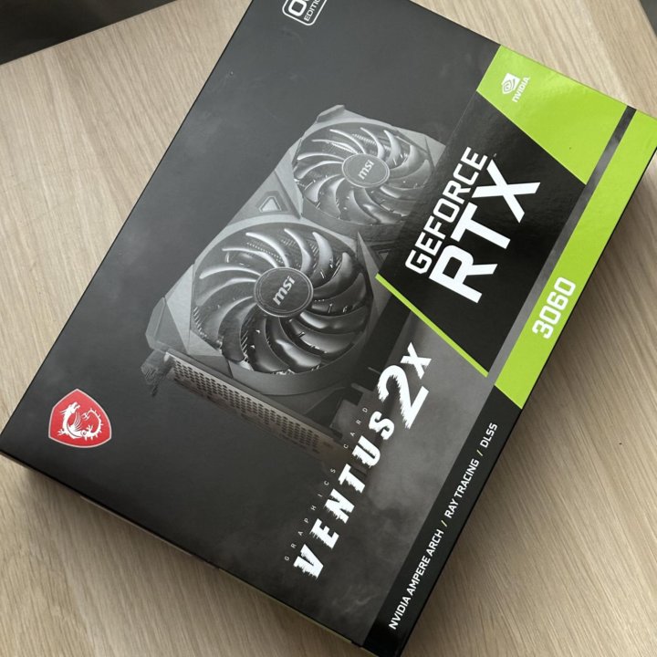 Видеокарта MSI GeForce RTX 3060 Новая