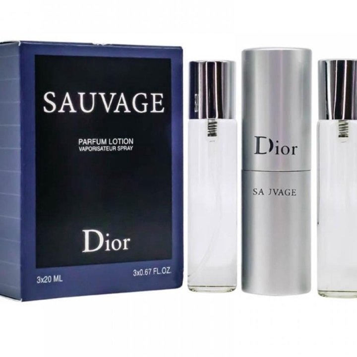 ПАРФЮМ 3×20 МЛ МУЖСКОЙ DIOR SAUVAGE 