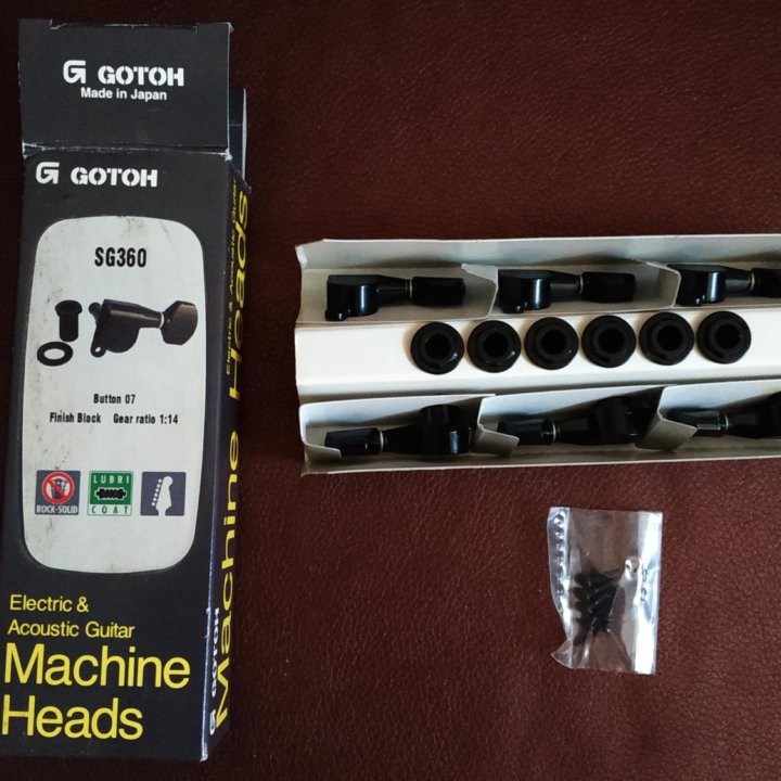 Колки Gotoh SG360-07 чёрные