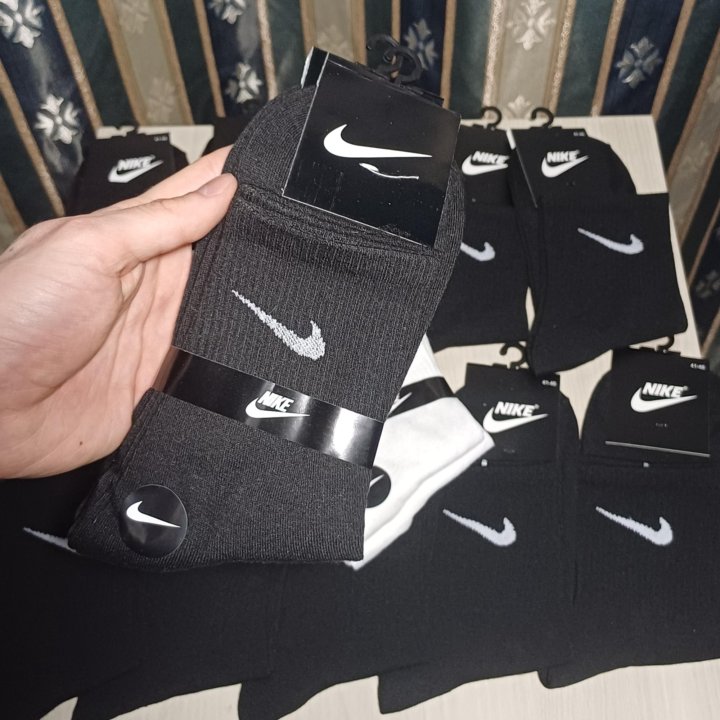 Носки Nike высокие, разных цветов